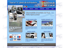 Tablet Screenshot of jereztaxi.com